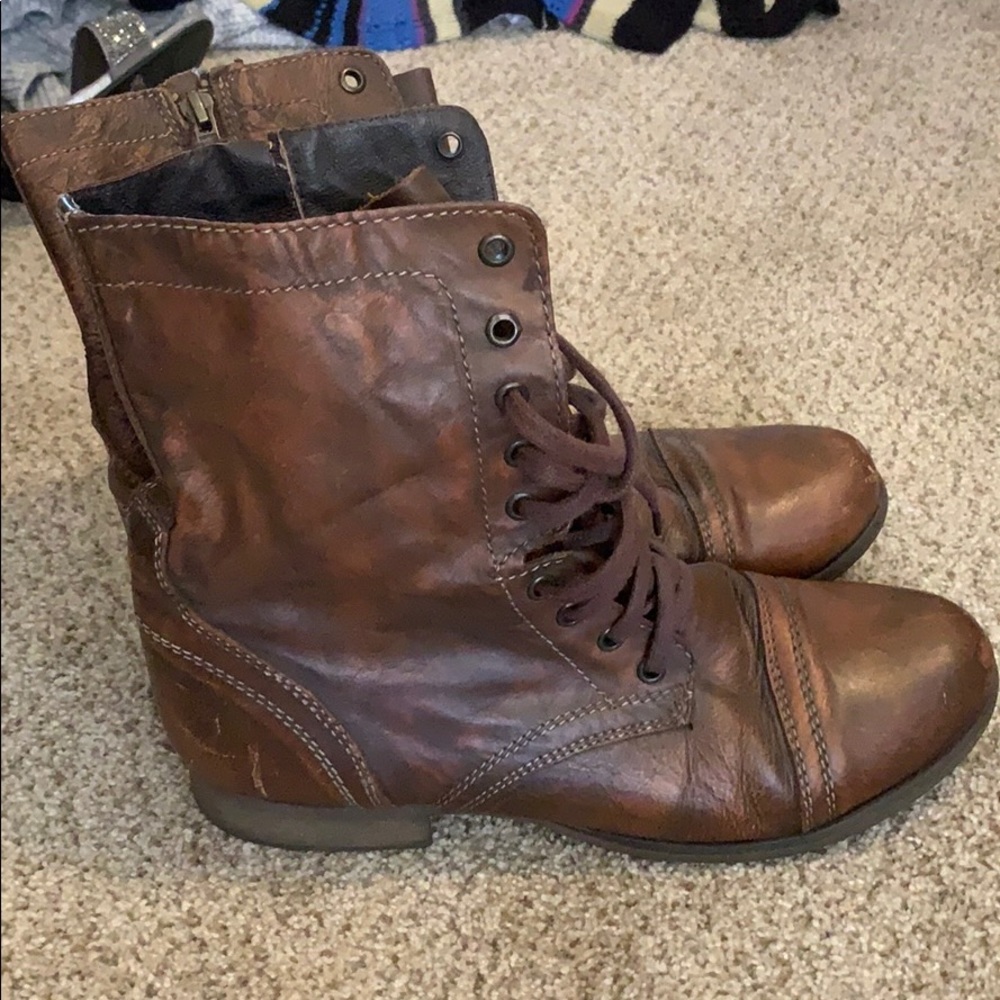 Steve Madden combat boots